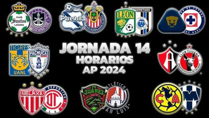 La previa de la Jornada 14 del Apertura 2024 de la Liga MX