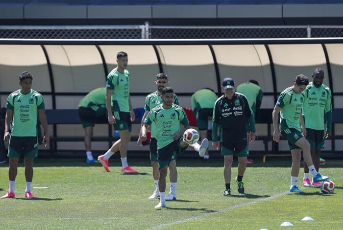 La selección mexicana afina detalles para su partido contra Corea del Sur