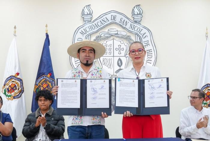 La UMNSH marca historia al firmar convenio con el Consejo Supremo Indígena