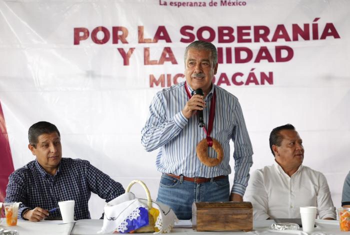 La unidad del pueblo, baluarte para consolidar la transformación de Michoacán: Raúl Morón