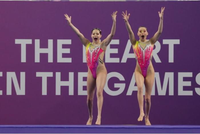 Las mexicanas se llevan el oro en los duetos de la natación panamericana