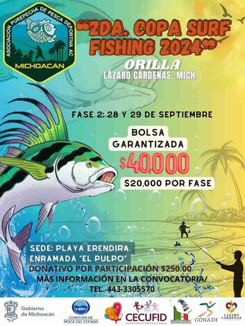 Lazan Convocatoria Para Segunda Copa Surf Fishing Lázaro Cárdenas