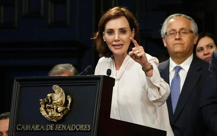 Lilly Téllez confronta a Fernández Noroña en el Senado