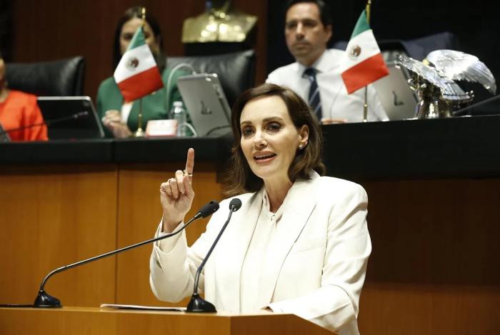 Lilly Téllez critica a Sheinbaum y Adán Augusto por reforma a la Ley de Amparo