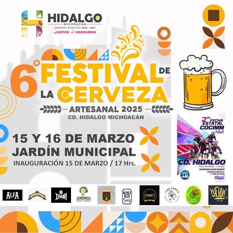 Listo el Festival de la Cerveza de Ciudad Hidalgo