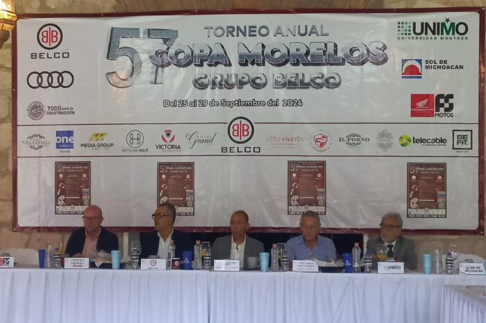 Llega a Morelia el 57 Torneo Anual de la Copa Morelos “Grupo BELCO”