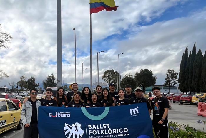 Llega Ballet Folklórico del Ayuntamiento de Morelia a Ibagué, Colombia