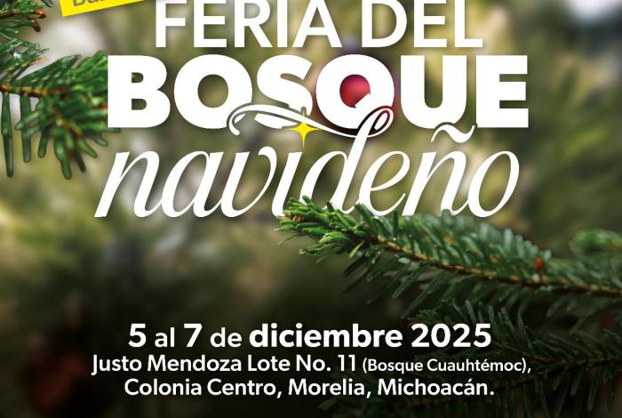 ¡Llega la Feria del Bosque Navideño 2025! Más de 100 productos locales te esperan