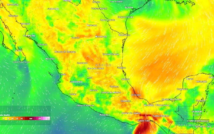 Llegará frente frío 36 con aire polar a México