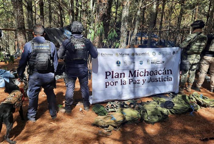 Localizan e inhabilitan campamento clandestino en Queréndaro: SSP