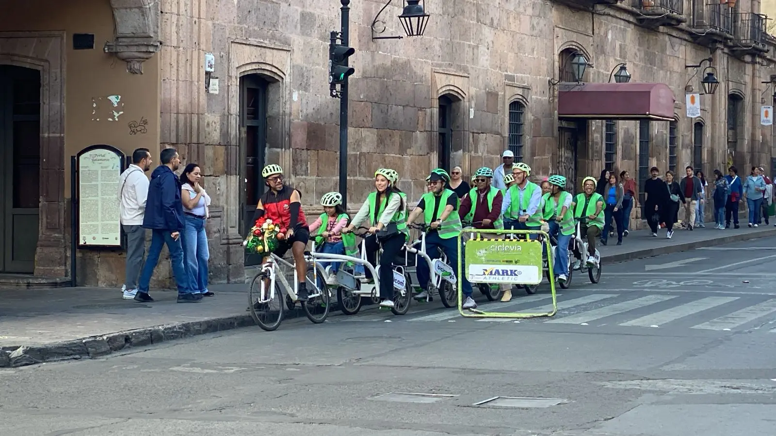 Último paseo dominical del 2025 en el centro de Morelia