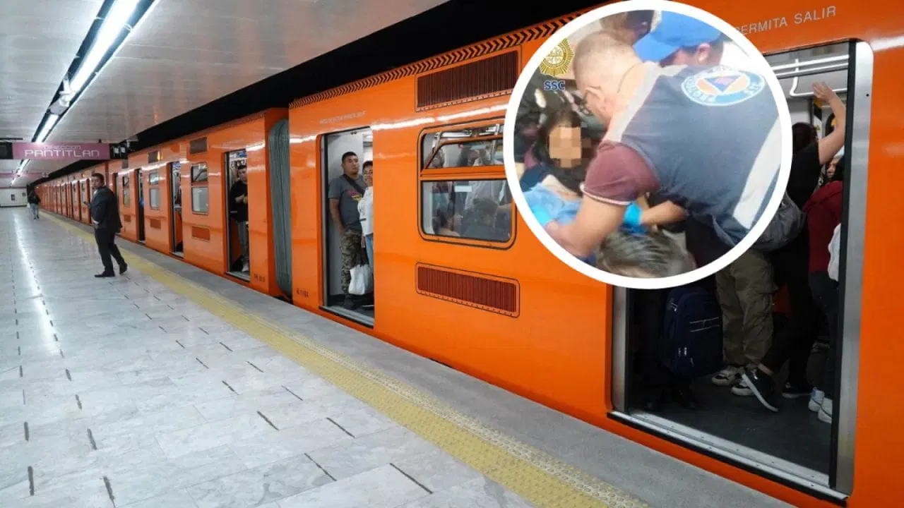 Madre da a luz en Línea 2 del Metro de la CDMX