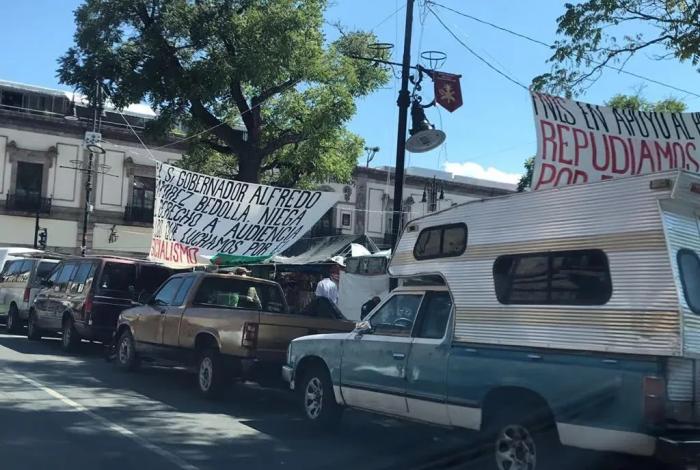 Mantiene FNLS 20 años de plantones en Morelia sin acuerdos duraderos