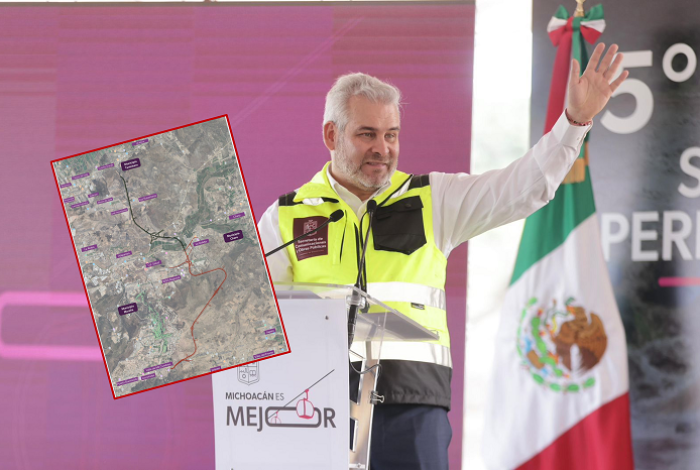 Mapa | Así conectan los segmentos 4 y 5 del segundo anillo periférico de Morelia: Ciudad Salud Charo y Tarímbaro