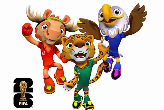 Maple, Zayu y Clutch, las mascotas oficiales del Mundial 2026