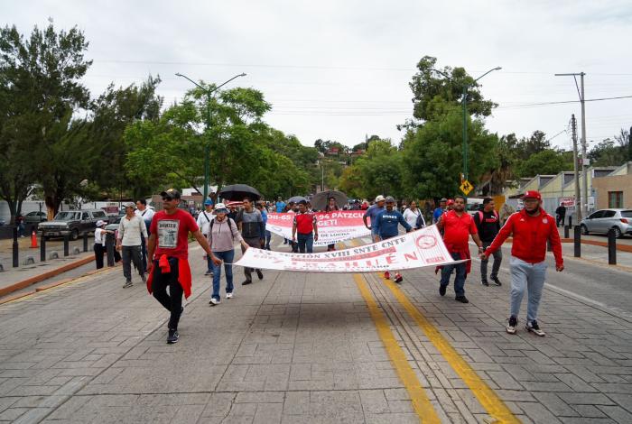 Marcha CNTE Poder de Base al Centro Histórico