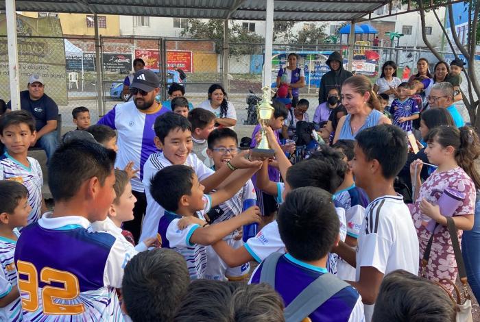 Más de 130 niñas y niños concluyen Copa ‘Héroes por la Paz’ del DIF Morelia: Paola Delgadillo