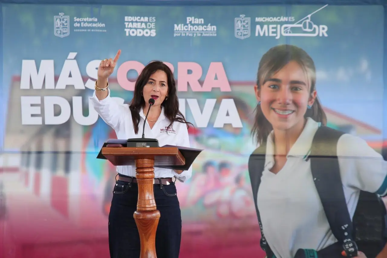 *Más de 2 mil mdp mejoran escuelas en todo Michoacán: Gabriela Molina*