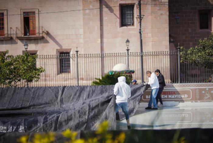 Más de 37 mil personas visitaron la pista de hielo en el centro de Morelia