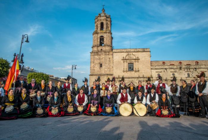 Más de 8 mil personas disfrutaron de la Banda de Gaitas de Forcarei, en Morelia