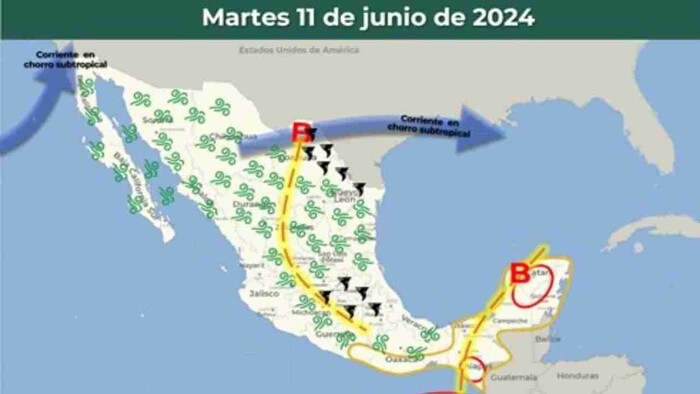 Máximas superiores a 40 grados Celsius en 15 estados de la República