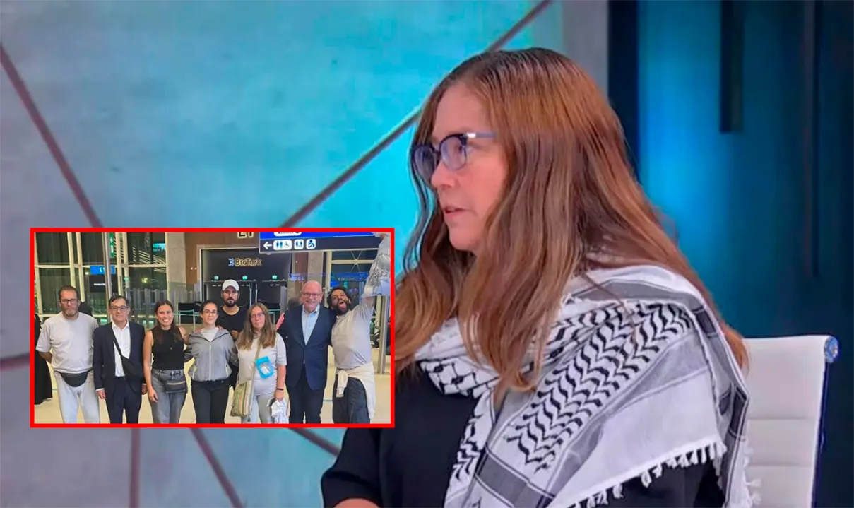 Mexicana repatriada relata las horas de tensión tras la interceptación de flotilla rumbo a Gaza