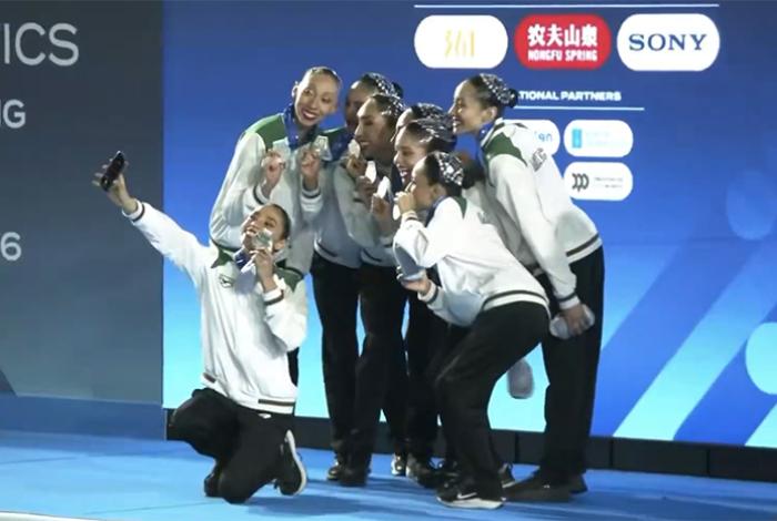 México consigue la plata en Natación Artística en Mundial de Pontevedra, España