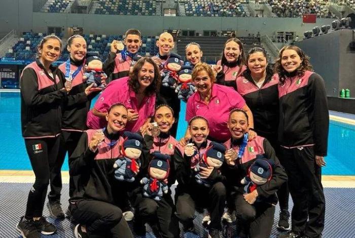 México logra histórico oro y bronce en la Super Final de Natación Artística