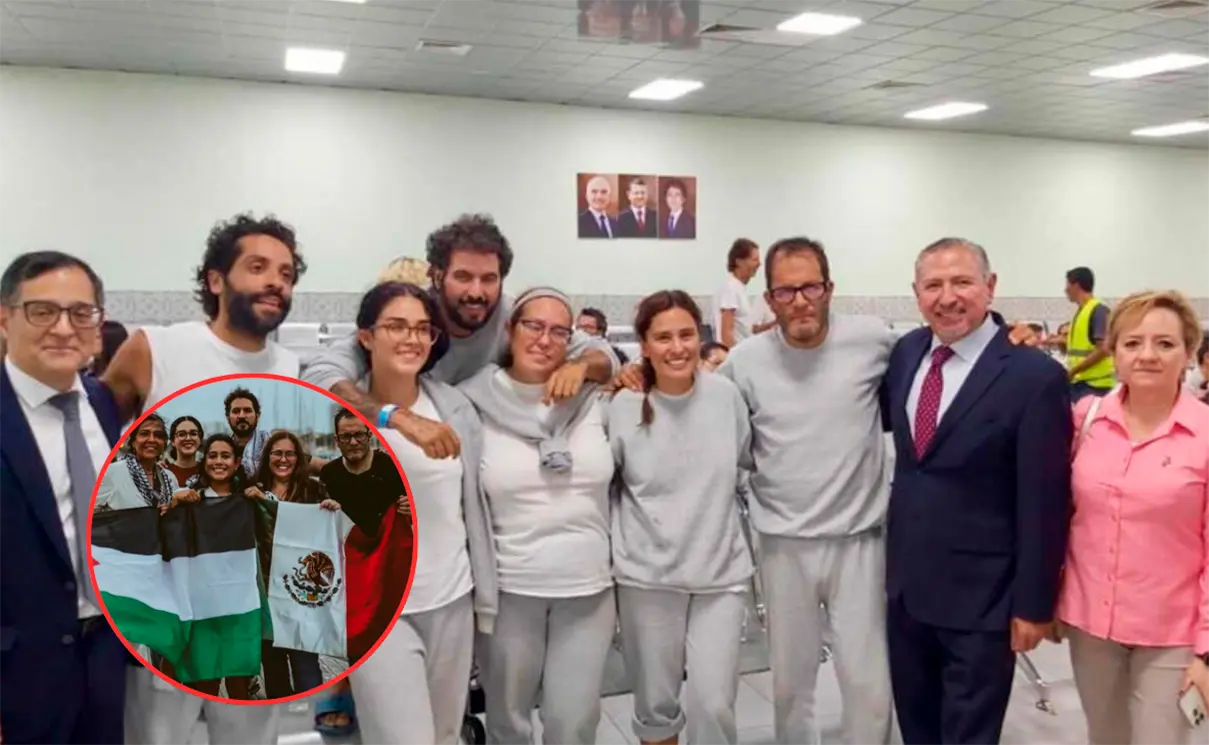 México logra repatriar a connacionales detenidos durante misión humanitaria en Gaza