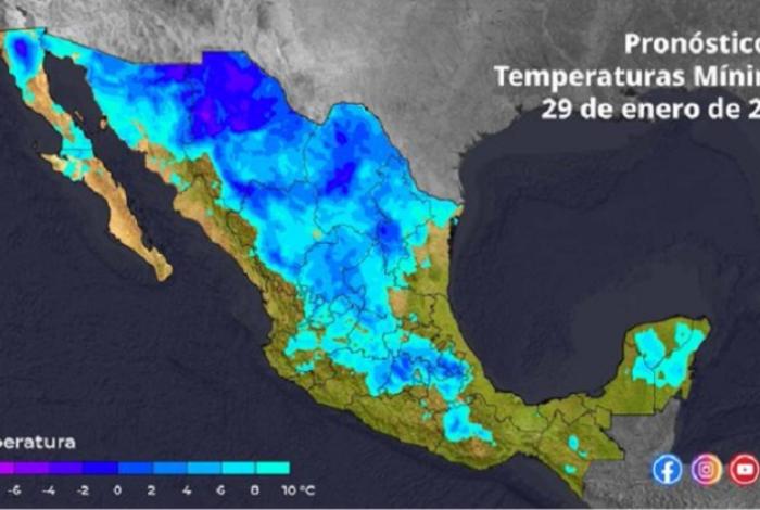 Michoacán con temperaturas mínimas de 0 grados; mañana entra el frente frío 32