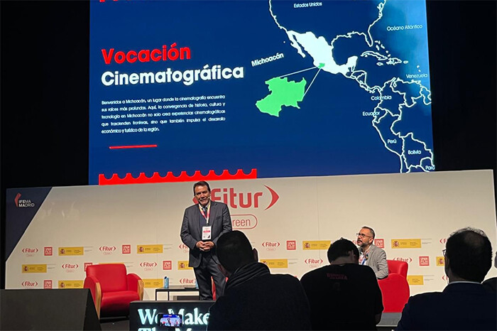 Michoacán, escenario cinematográfico que se presumió en la Fitur