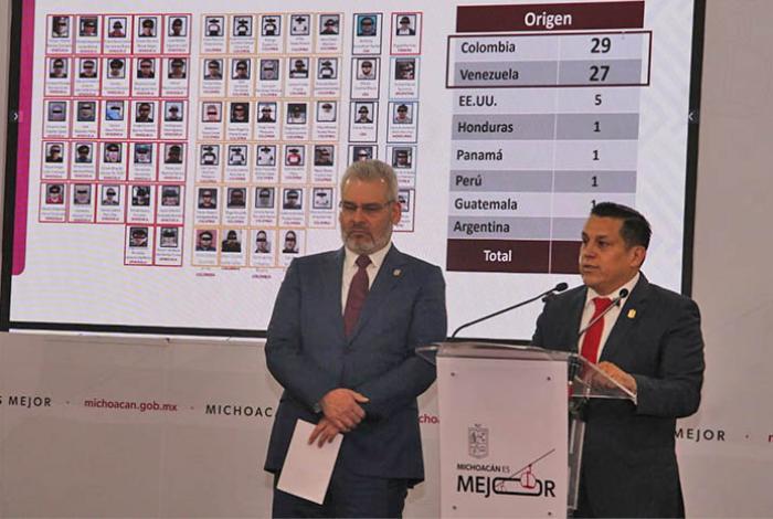 Michoacán registra 96% de aumento en delincuentes abatidos por fuerzas de seguridad respecto a 2024
