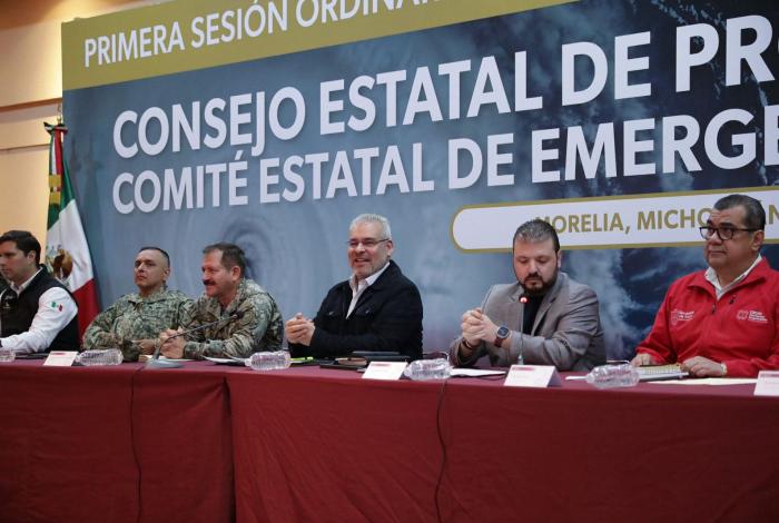 Michoacán se declara en alerta permanente ante temporada de lluvias y ciclones 2026: Bedolla