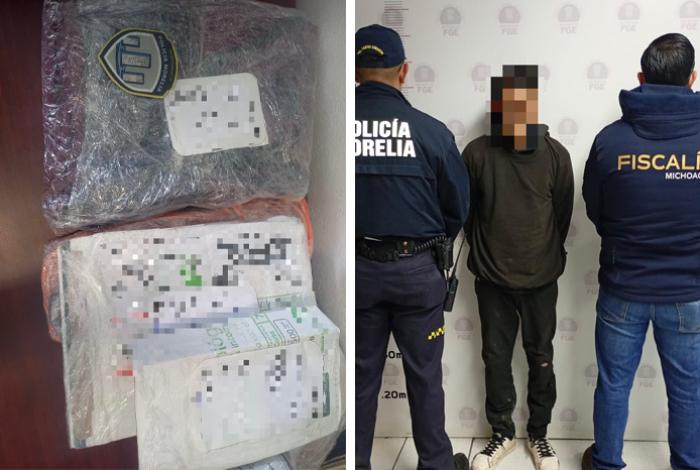 Mientras robaba un negocio de Calzada La Huerta, hombre es detenido por la Policía Morelia