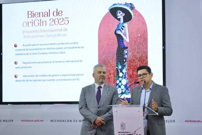 Miércoles inicia en Morelia encuentro internacional de indicaciones geográficas oriGIn: Bedolla