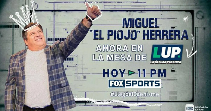 Miguel “El Piojo” Herrera llega como refuerzo a Fox Sports