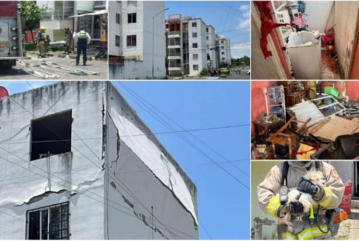 Morelia: Explosión de gas LP en Villas del Pedregal deja dos heridos y daños graves