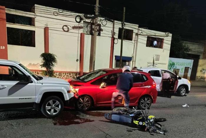 Morelia: fuerte accidente automovilístico deja al menos un herido