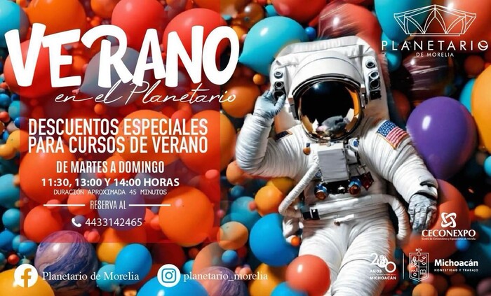 #Morelia | Planetario de Morelia tiene descuentos para grupos de cursos de verano