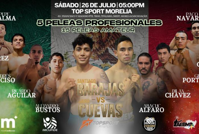 Morelia, sede del Top Fighters 2