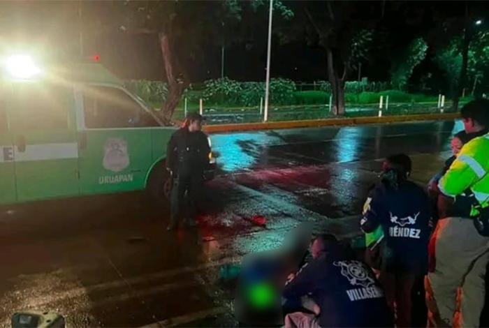 Motociclista fallece tras accidente sobre el Libramiento Oriente de Uruapan