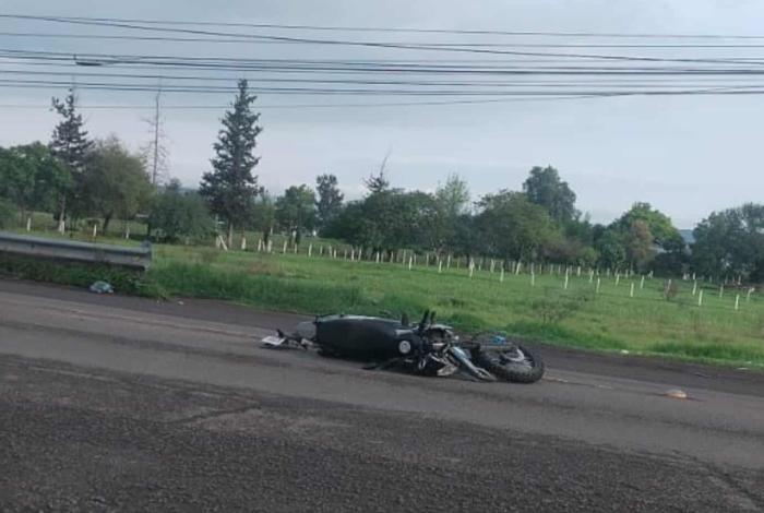 Motociclista queda malherido en accidente registrado en la región de Tarímbaro
