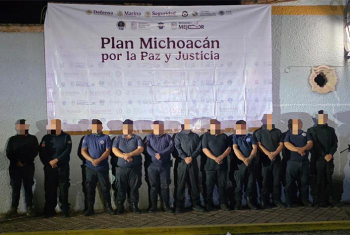 MP solicita restricción a la prensa durante la audiencia de los 11 policías de Ecuandureo detenidos