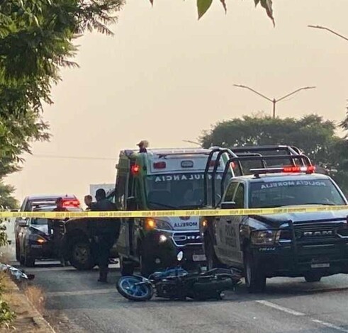 Muere motociclista en salida a Quiroga