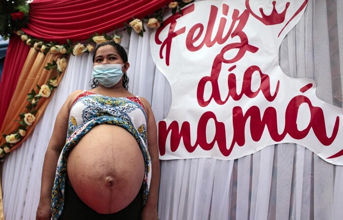 Mujer nicaraguense gana concurso La Madre Panza