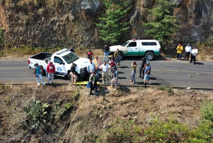 Mujer pierd3 la vid4 al caer en un barranco