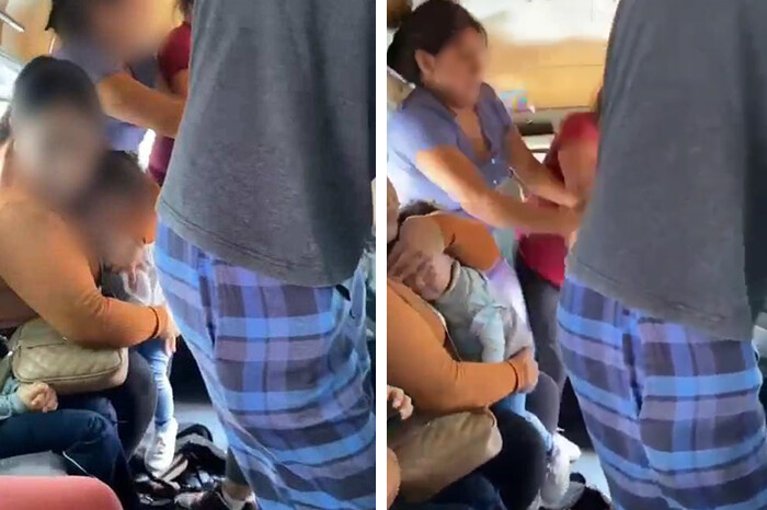 Mujeres pelean dentro de combi en Morelia; una madre y su bebé quedan en medio de la disputa