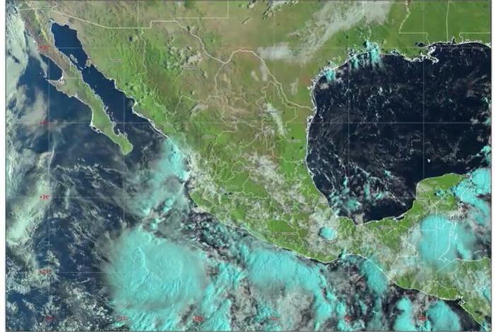 “Narda” ya es huracán categoría 1; traerá lluvias muy fuertes en Michoacán, Jalisco y Colima