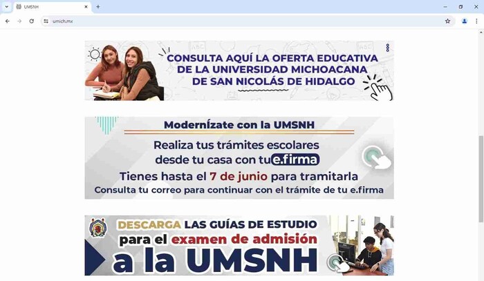 No te dejes engañar: Guías de estudio para exámenes de nuevo ingreso a la UMSNH, disponibles para todas y todos los aspirantes