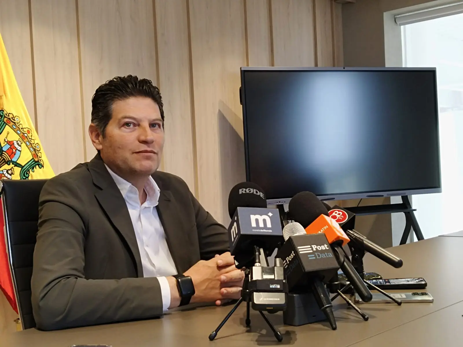 “No va a haber junta de agua en Santa María”, Alfonso Martínez